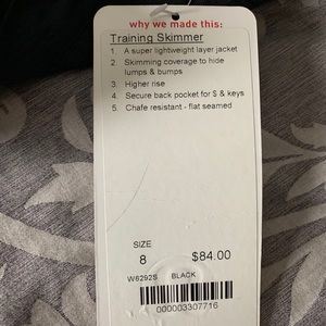 Size 8 lululemon never worn tags attached